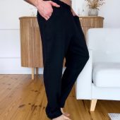 Men’s 100% Muslin Pajama Set, Long Sleeve Button Shirt&pants, Organic Cotton 2-layer Lounge Set,soft Sleepwear With Pockets,mens Relaxed Fit