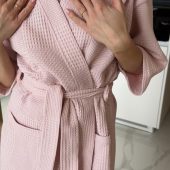 Waffle 100% Cotton Robe & Towel Set, Bridesmaid Gift, Spa Gift Box For Women, Self Care Box, Birthday Gift For Her, Mother’s Day Gift Box