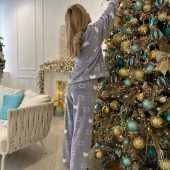 Warm Cat Pajama Set For Women, Soft Velsoft Loungewear, Cozy Grey Fleece Pjs, Cute Winter Homewear, Gift For Her, Long Sleeve Pajama Set