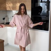 Waffle 100% Cotton Robe & Towel Set, Bridesmaid Gift, Spa Gift Box For Women, Self Care Box, Birthday Gift For Her, Mother’s Day Gift Box